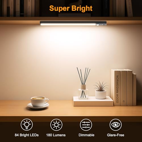 10.2inch Under Cabinet Lighting Rechargeable 2 Pack (2 Count)