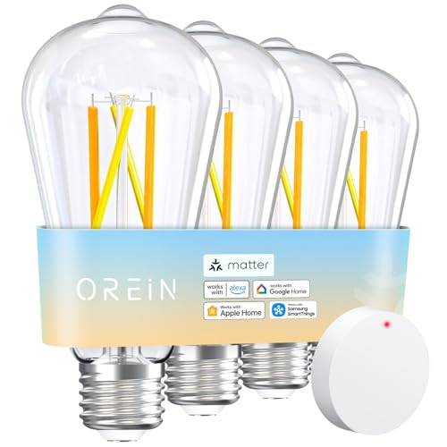 Matter Smart Edison Bulb (4 Count)