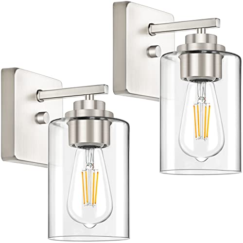 Set of 2 Wall Sconces for Bathroom (2 Count)