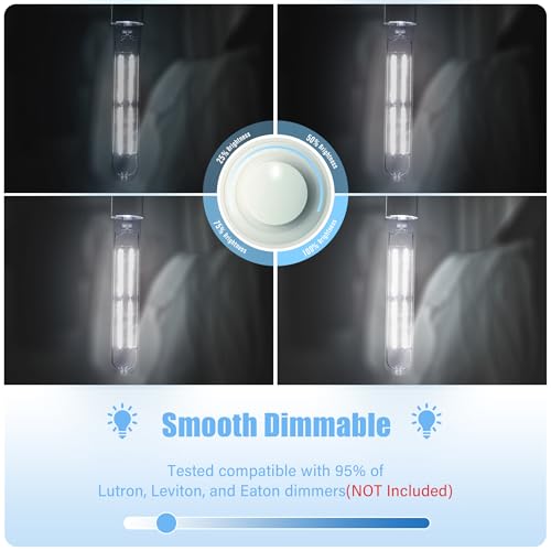 8.9IN LED Light Bulbs E26 Base (4 Count)