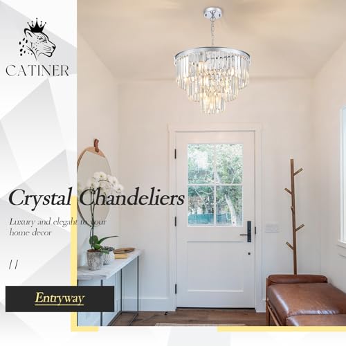 20" Modern Crystal Chandeliers