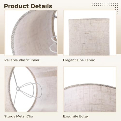 6PCS Chandelier Lamp Shades (6 Count)