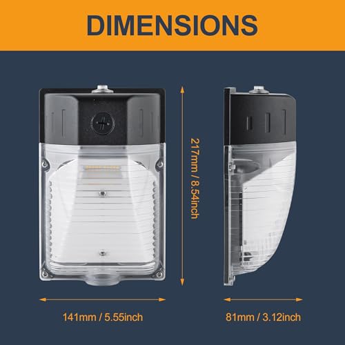30W LED Wall Pack Light with Photocell 8Pack (8 Count)