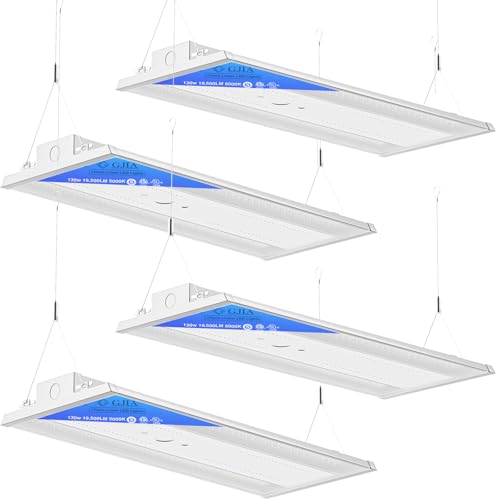 Linear High Bay LED Shop Lights (4 Count)