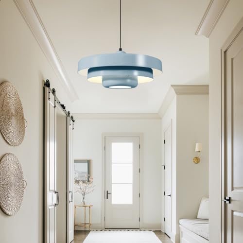 Minimalist Scandinavian Light Blue Pendant Light
