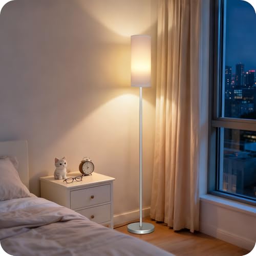 Dimmable Floor Lamps for Living Room with Remote and Foot Switch