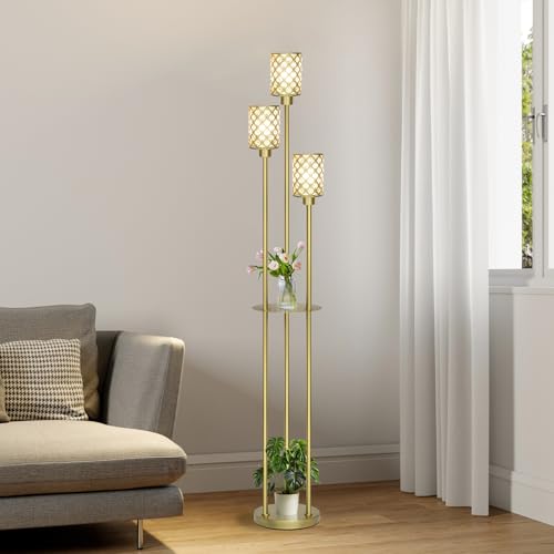 Gold Floor Lamps for Living Room (Gold)