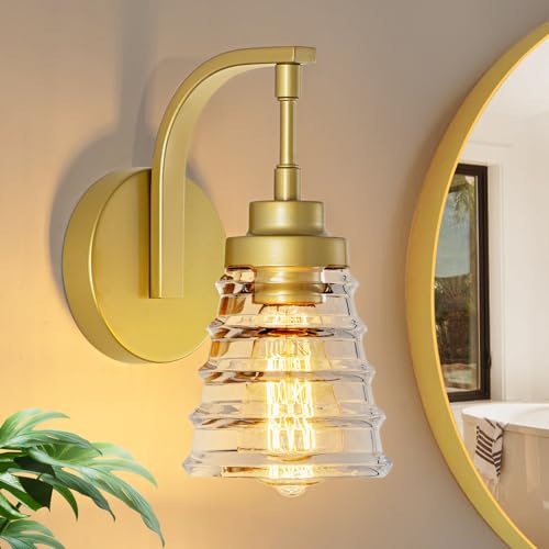 Gold Bathroom Wall Sconce