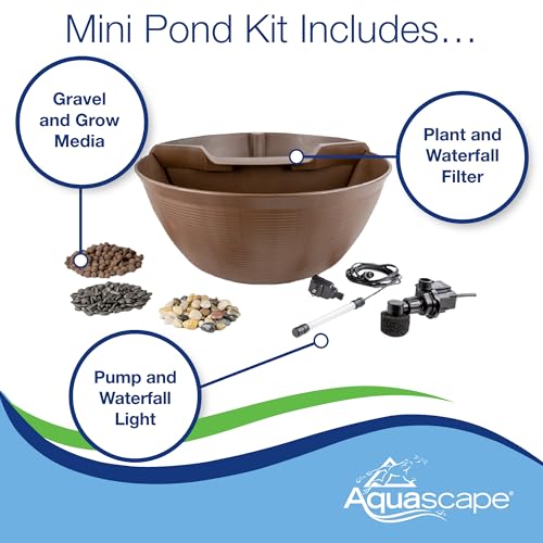 Pond and Waterfall Kit AquaGarden Container Water Garden