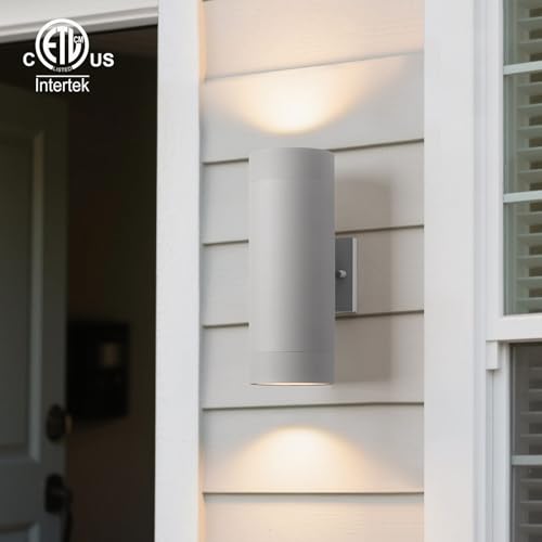 14" Modern Outdoor Porch Light in 2 Lights (2 Count)