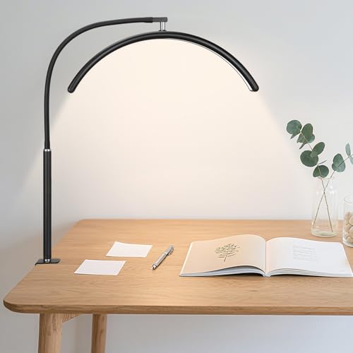 Professional Half Moon LED Desk Light for Nail Techs & Artists