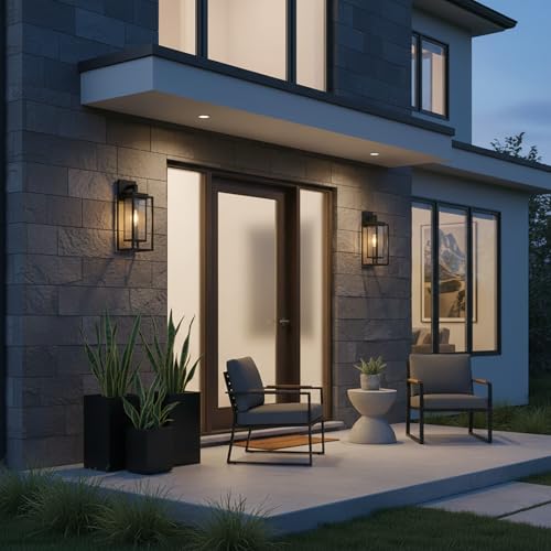 21" Double Cage Outdoor Wall Light (2 Count)