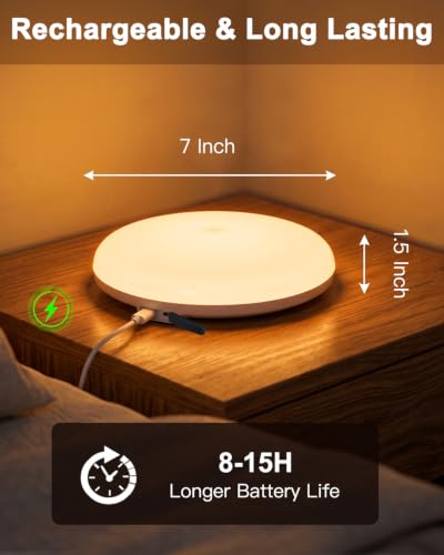 2Pack IP66 Waterproof 17 Colors 7’’ LED Shower Light (2 Count)