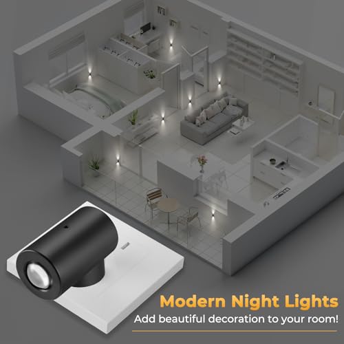 LED Night Lights Plug into Wall (4 Count)