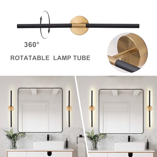 Modern Bathroom Light Fixtures Over Mirror 30 Inch