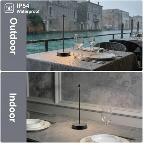 LED Cordless Rechargeable Table Lamps (2 Count)