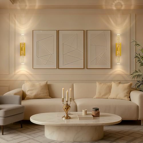 21 Inch Battery Operated Wall Sconces Set of two with 20000mAh Battery (2 Count)