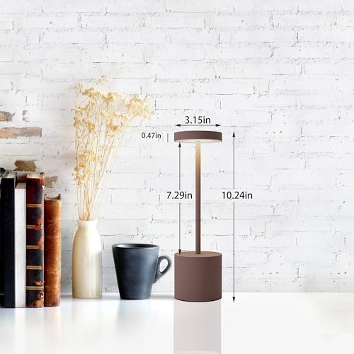 LED Cordless Table Lamps Set of 2