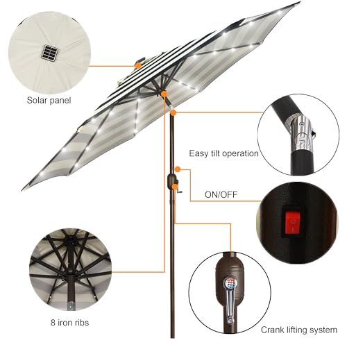 9 ft Solar Umbrella