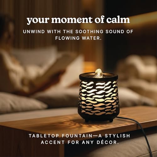 Indoor Relaxation Fountain with Light & Natural Sound