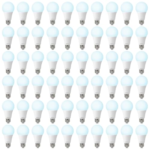 60 Pack A19 LED Bulbs 60W Equivalent (60 Count)