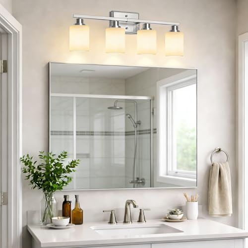 4 Light Bathroom Light Fixtures