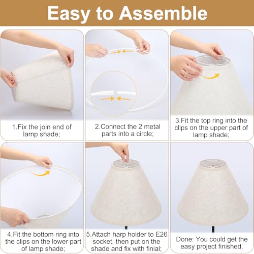 Empire Lamp Shades Set of 2 (2 Count)