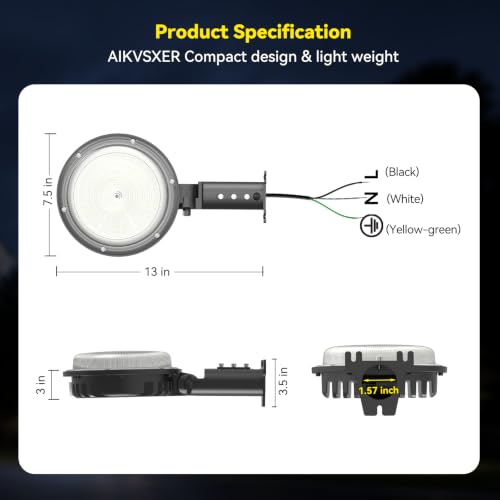150W LED Barn Light Dusk to Dawn (2 Count)