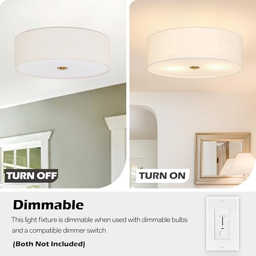 16 Inch Flush Mount Ceiling Light Fixture 3