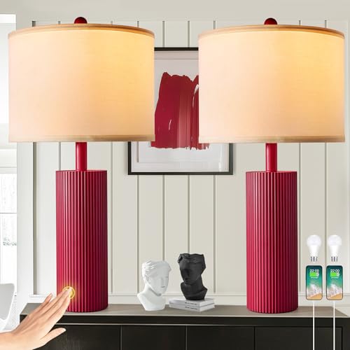 24.5”Modern Table Lamps for Living Room (2 Count)