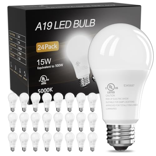 24 Pack LED Light Bulbs (24 Count)