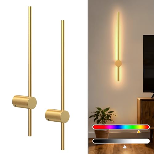 24 Inch Battery Operated Wall Sconce Set of 2 (2 Count)