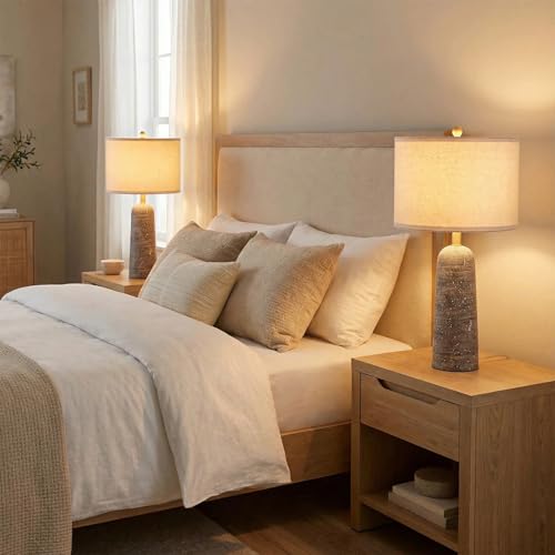 27.25" Modern Table Lamp Set of 2 (2 Count)
