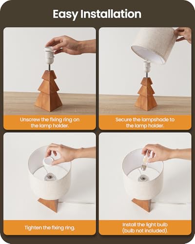 Wood Table Lamp