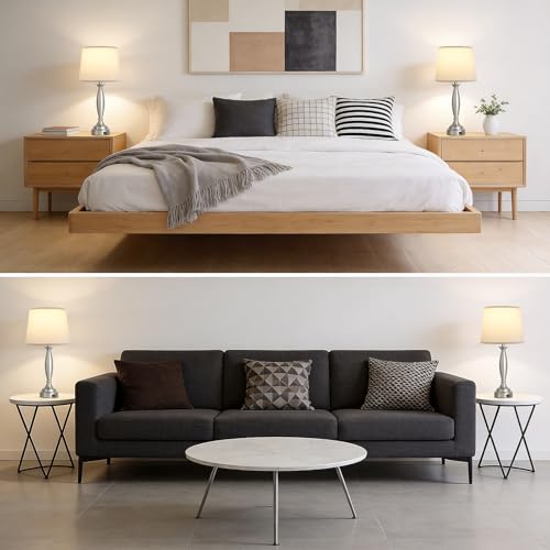 Bedroom Lamps for Nightstand (2 Count)