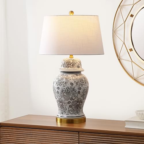 Ellis Chinoiserie Ginger Jar Table Lamp 29.5"