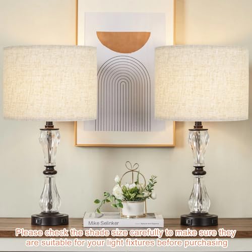 Beige Lamp shades Set of 2 (2 Count)