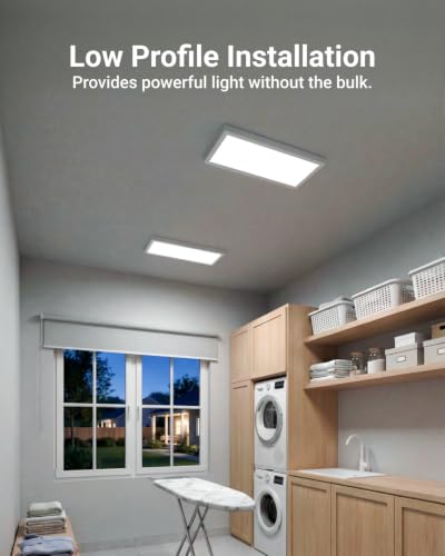 Sunco 6 Pack 1x2 LED Flat Panel Lights (6 Count)