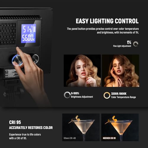 9" LED Video Light Panel