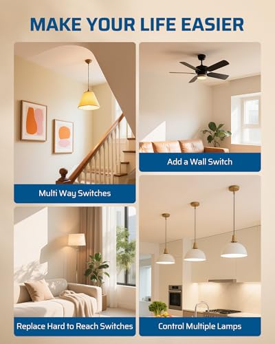 Wireless Light Switch and Receiver Kit