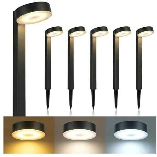 Upgraded 12 Pack Solar Pathway Lights Outdoor