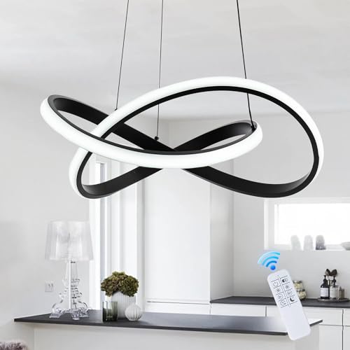Modern Chandelier with Remote