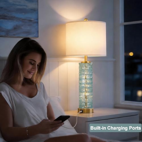 27.75" Coastal Table Lamps Set of 2 (2 Count)