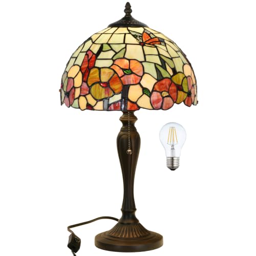 TL0002 Tiffany Style Table Lamp 21.5" High Blossoming
