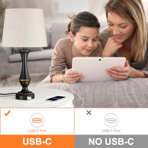 Touch Lamps for Nightstand (2 Count)