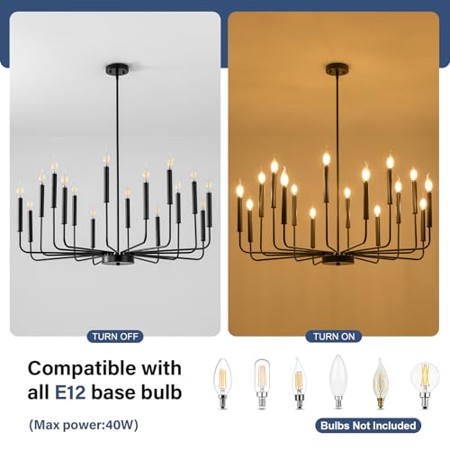 Modern Black Farmhouse Chandeliers