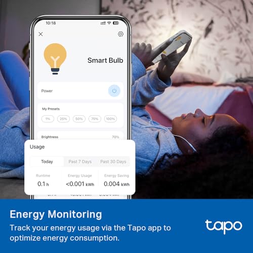TP Link Tapo Smart Light Bulbs (4 Count)