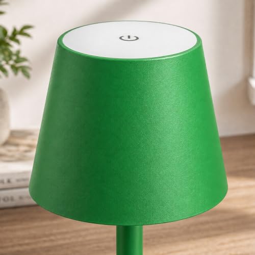 Green Cordless Table Lamps (2 Count)