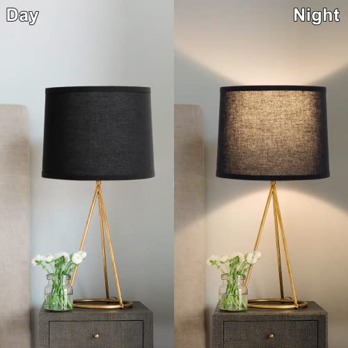 Black Lamp Shades Set of 2 (2 Count)