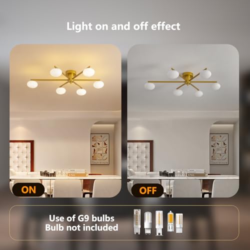 Modern Semi Flush Mount Ceiling Light